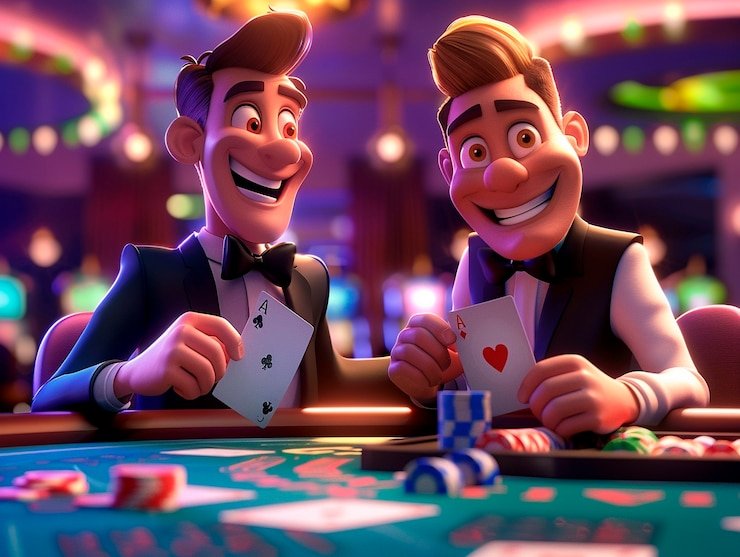 Antarmuka meja dealer langsung Microgaming dengan multi-kamera dan chat pemain